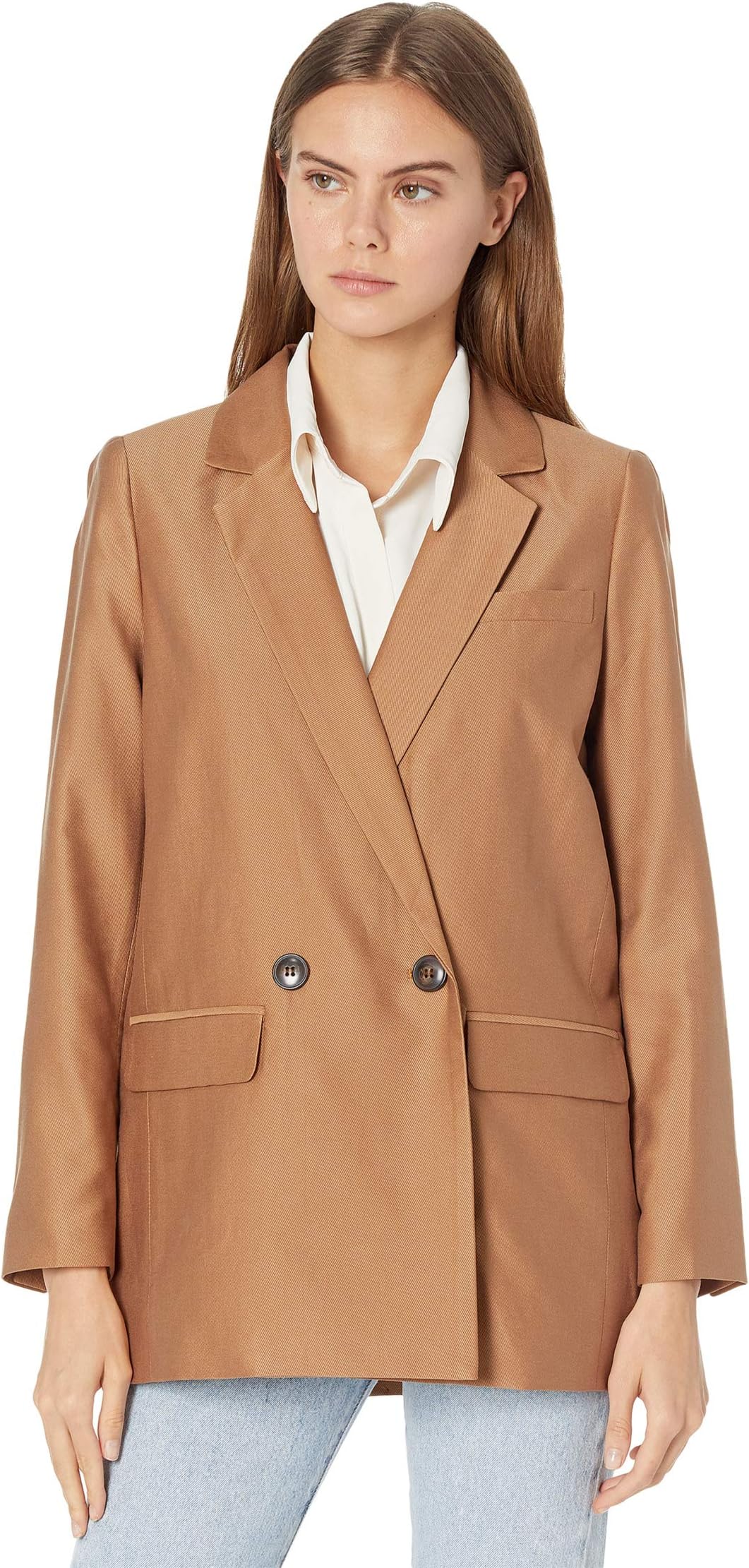 madewell double breasted blazer