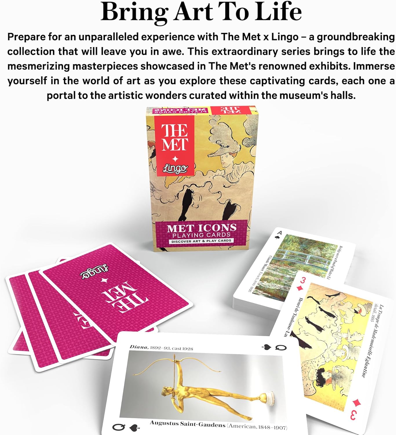Lingo Met Icons Playing Cards - The Metropolitan Museum of Art x Discover Art & Play Cards
