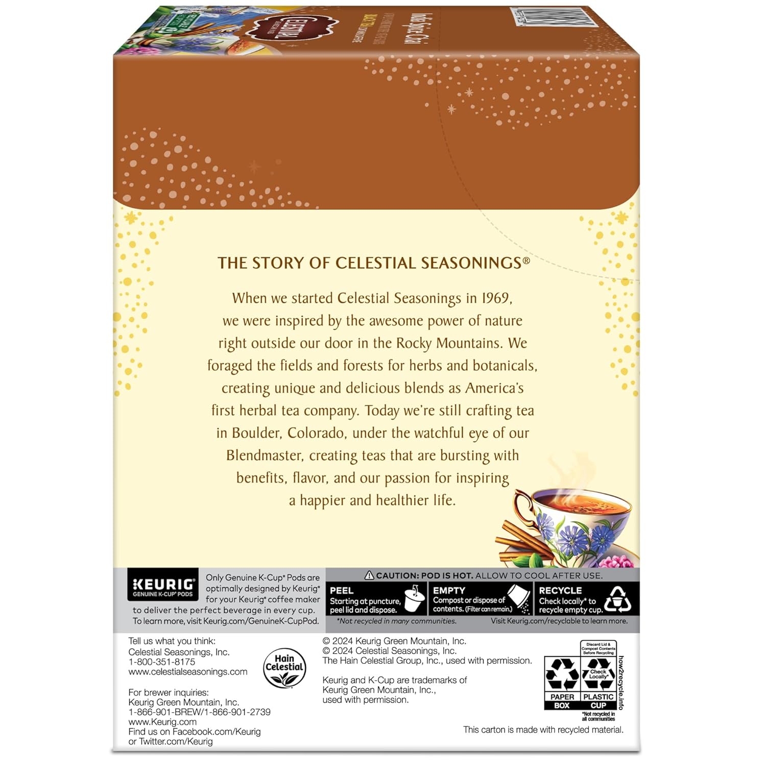 Celestial Seasonings India Spice Chai Black Tea