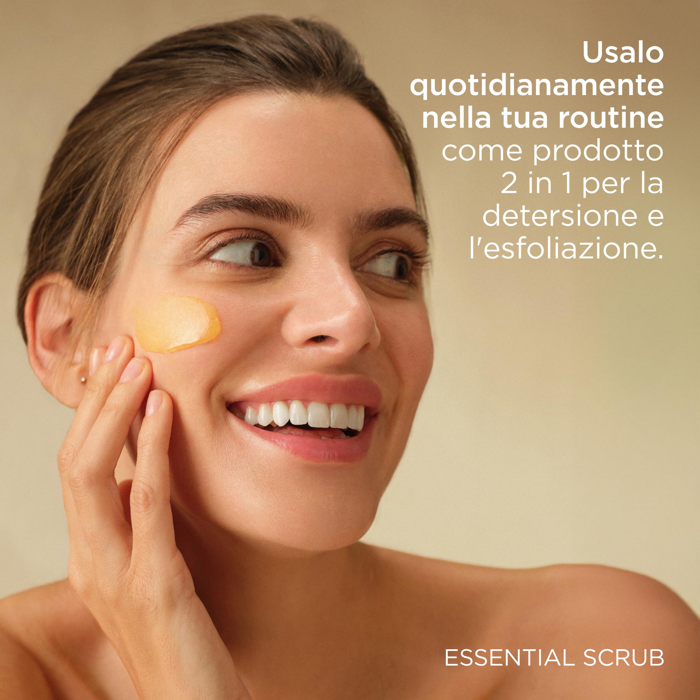 ISDIN Isdinceutics Essential Scrub (100 g) | Gel Detergente Viso Esfoliante | Deterge ed Esfolia per una Pelle Rinnovata | Aiuta a Diminuire l'Aspetto dei Pori | Adatto a Tutti i Tipi di Pelle