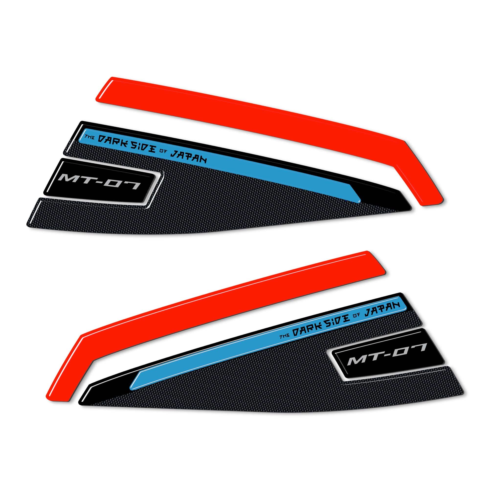 Adesivo 3D Protezione Parafango moto compatibile con Yamaha XSR900 Legend Red