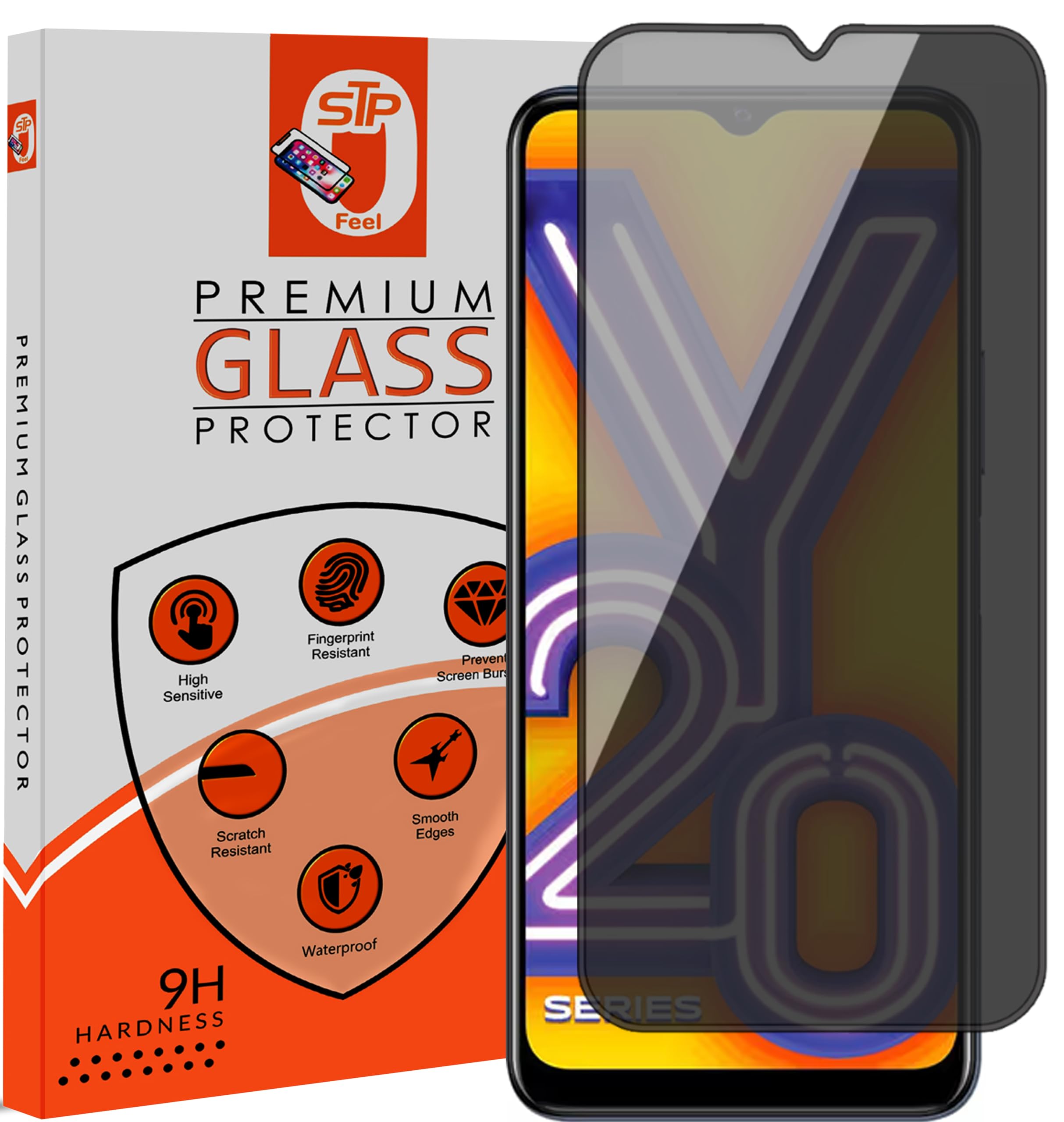 STP FEEL® Premium Grade Privacy Tempered Glass Screen Protector Guard Compatible For Oneplus Nord CE6 lite 5G (6.72 Inch, Pack of 1) Full Edge to Edge Coverage Anti-Spy/Anti-Peeping 9H Hardness — Amazon image 8