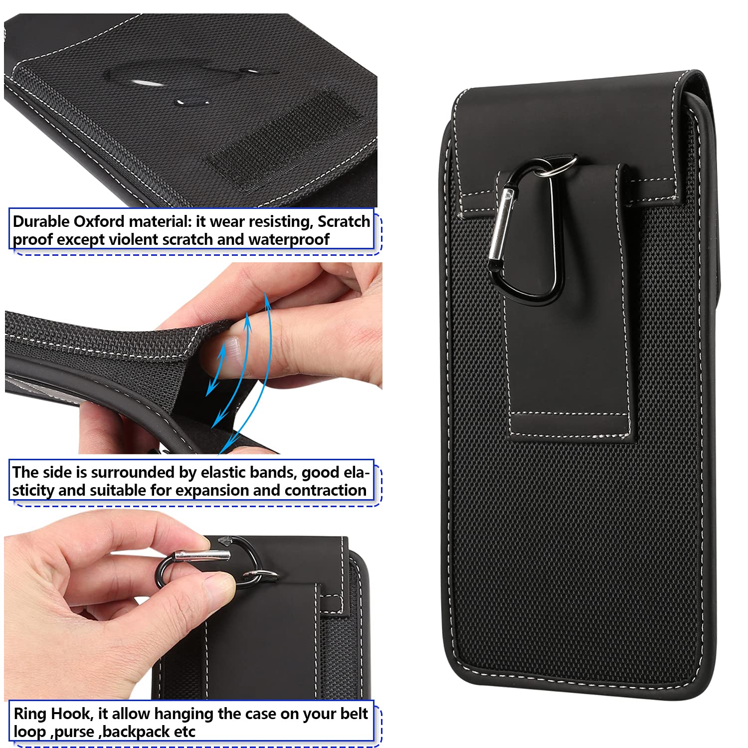 Custodia In Pelle PU Verticale Con Clip Per Cintura Per IPhone 8 - Foto 10