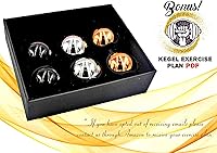 Vista 3 de Zen Q Ben Wa Balls para mujer, seis bolas de Kegel prémium para apretar, productos de ejercicio Kegel recomendados por los médicos, para control