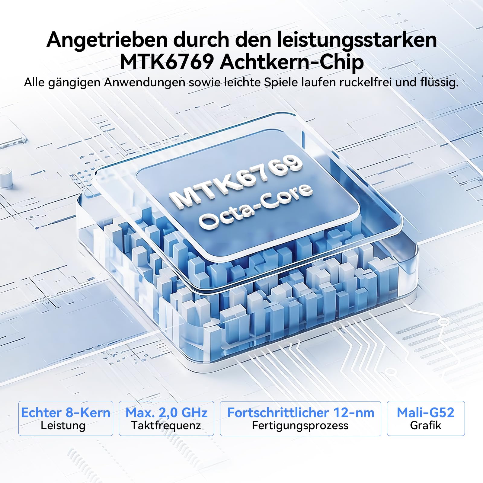 KADYBE Tablet 10 Zoll Android 16 Tablets mit 16GB +128GB 9-In-1 Komplettset mit Tastatur Maus Stift Hülle Gesichtsentsperrung 13MP Kamera 7000mAh GPS WiFi 5 Bluetooth 5 Tablet für Homeoffice