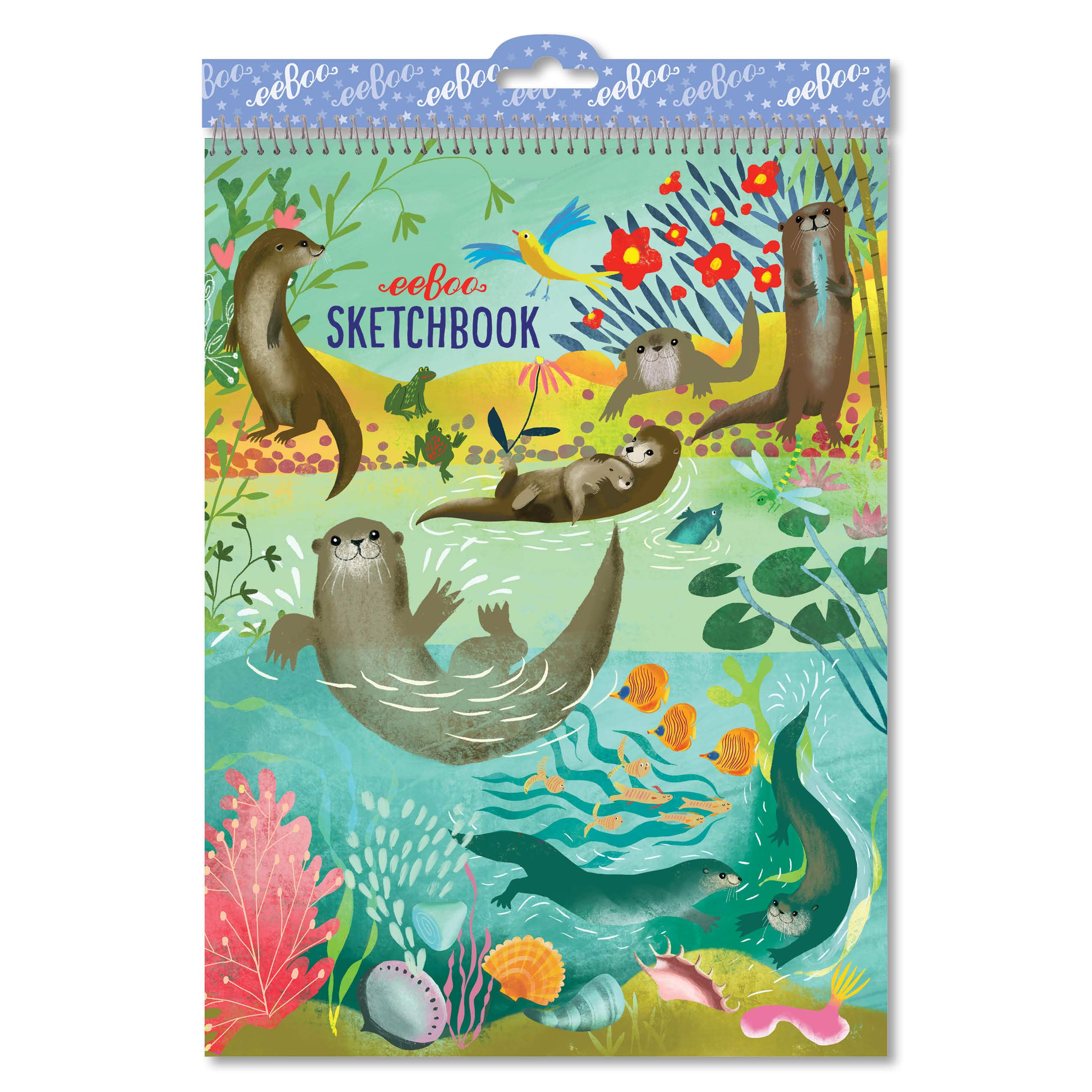 Eeboo Otters Sketchbook, Multi, 1 EA - Image 2