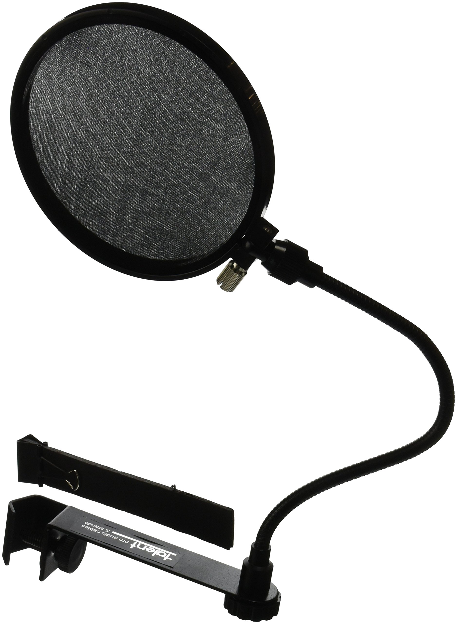 Talent PF-1 Clamp-On Microphone Pop Filter 6-Inch Diameter