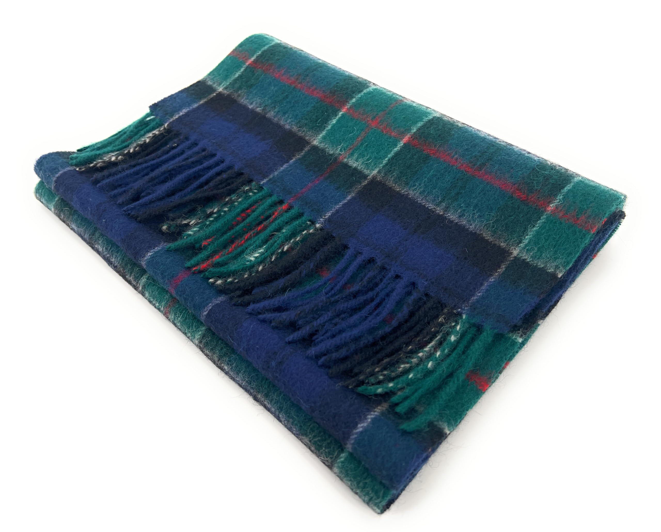Tartan Tweeds Unisex Colquhoun 100% Soft Lambswool Clan Tartan Scarf 30Cm X 180Cm (Colquhoun)