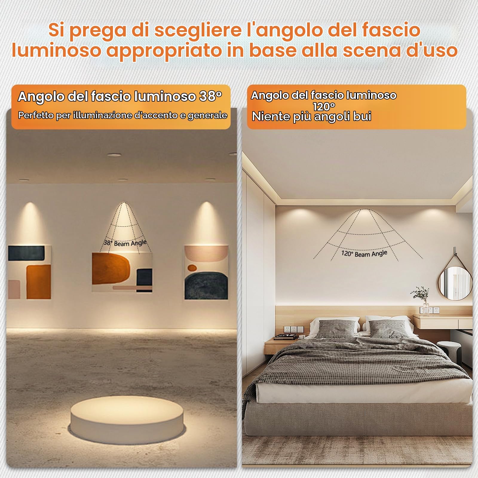 KYOTECH 10x Modulo LED Ultrapiatto ø50x23mm Dimmerabile 3CCT Bianco caldo 3000K Bianco naturale 4000K Bianco freddo 6500K Sostituzione per MR16 GU10,120°per faretti da incasso a soffitto plafoniere