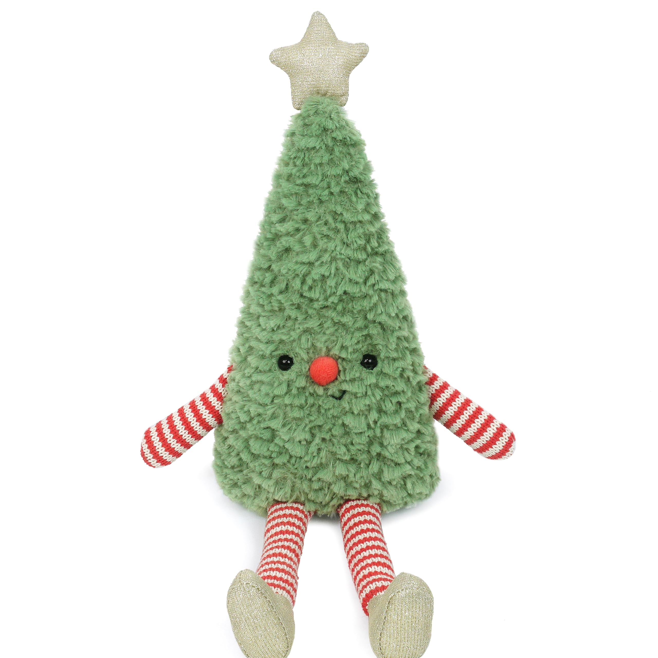MON AMI Joyful Stuffed Plush Christmas Tree  15, Christmas Decorations, Use as Toy/Nursery Dcor, for Kids of All Ages