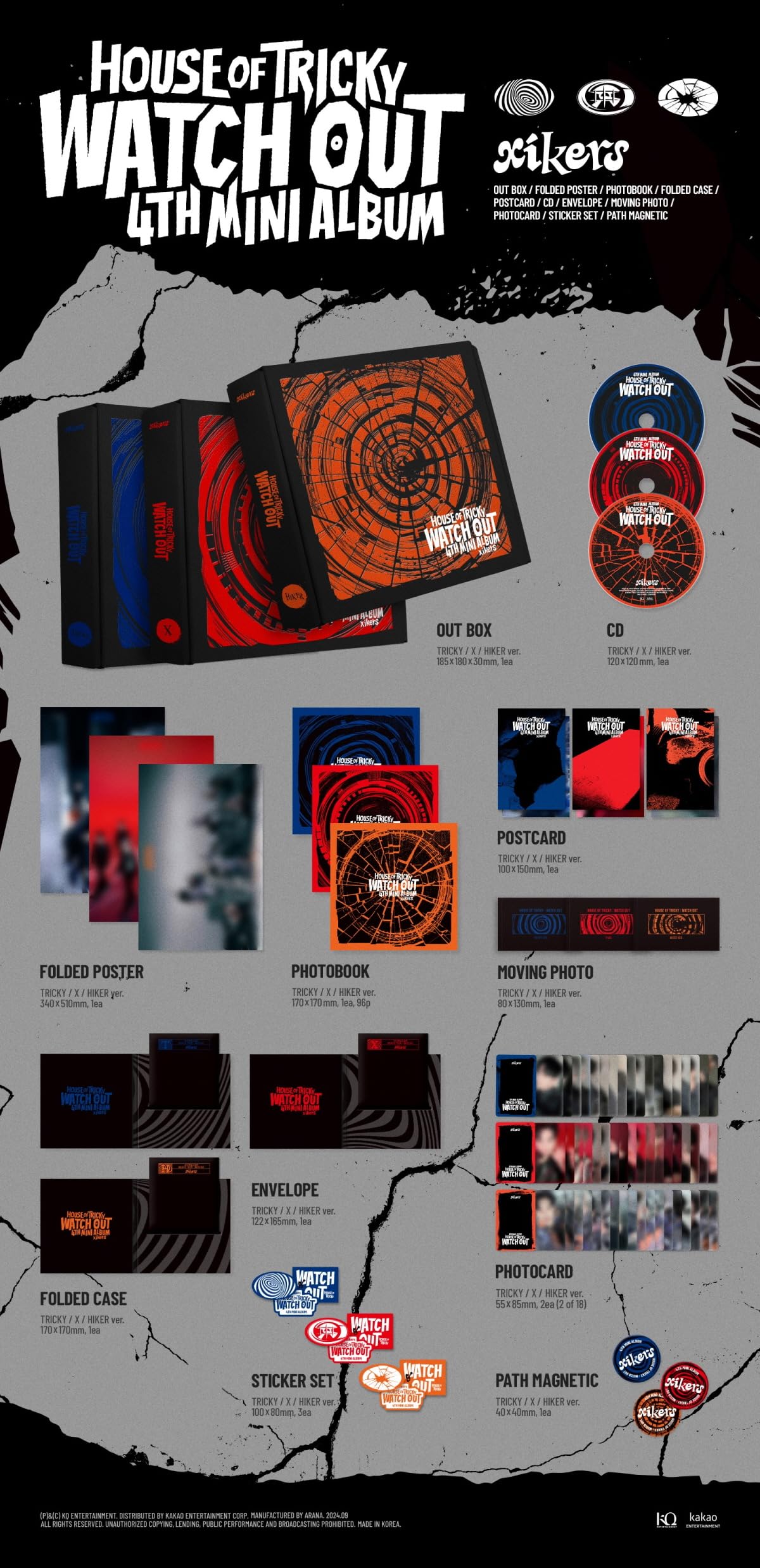 Amazon.com: xikers - HOUSE OF TRICKY : WATCH OUT (4th Mini Album