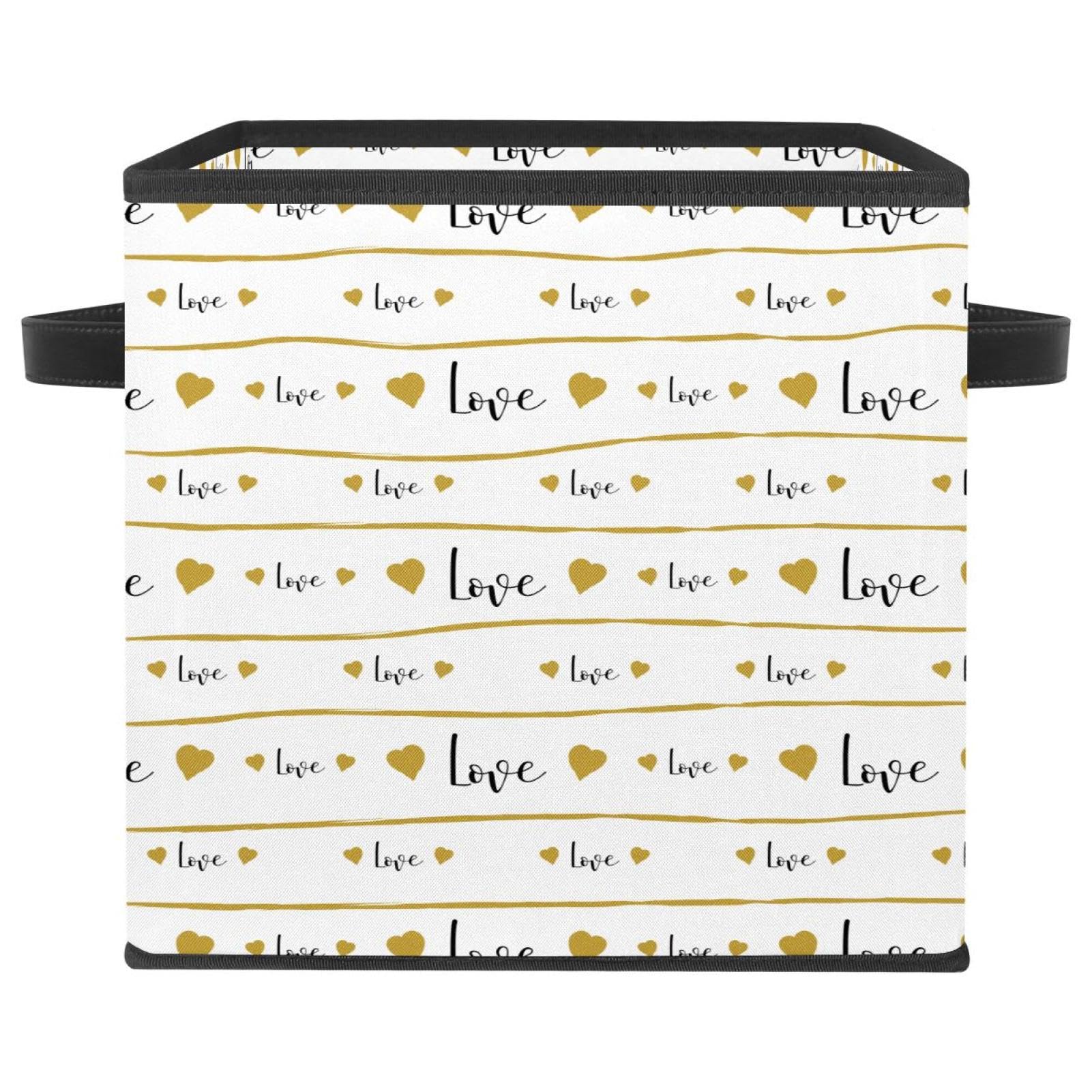 Panier de rangement en tissu avec poignées parfait pour les jouets dans la chambre d'enfant