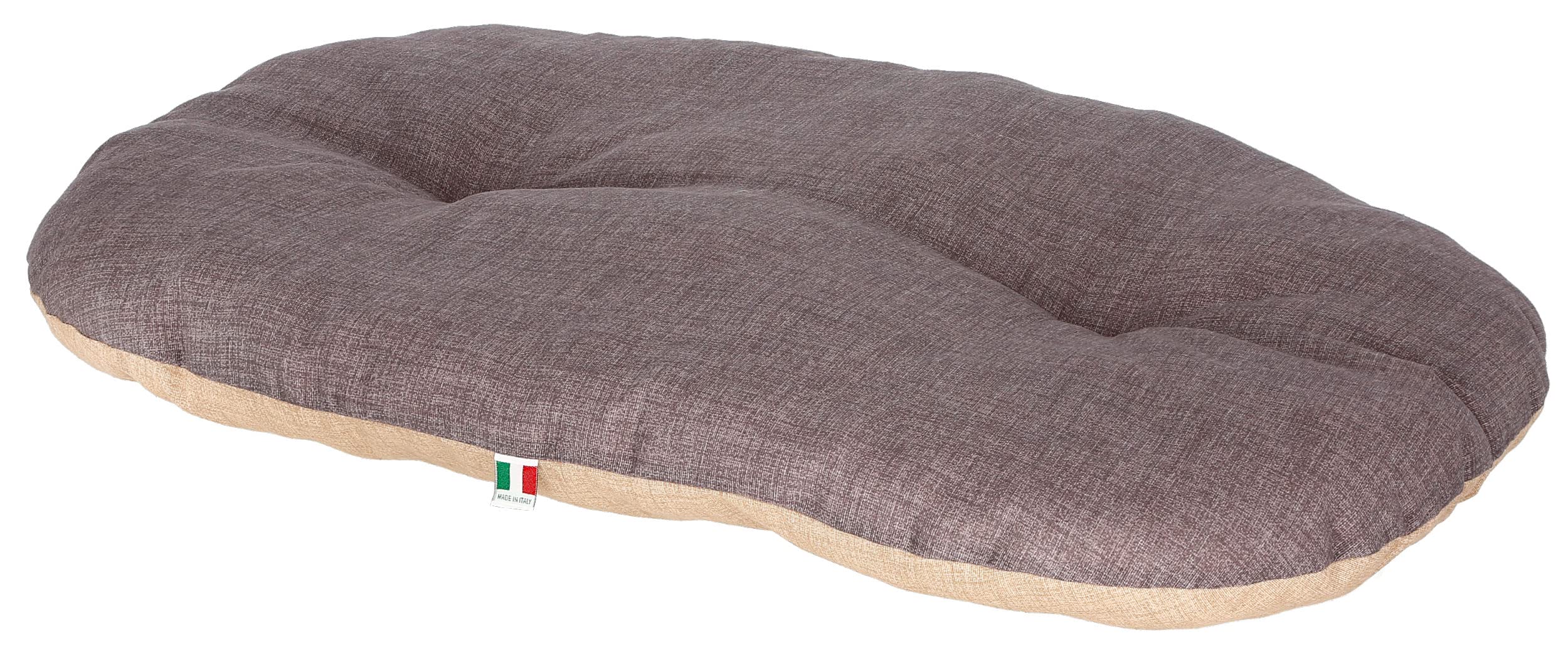 Kerbl Pet Cuscino Loneta, marrone/grigio, 58 x 43 cm