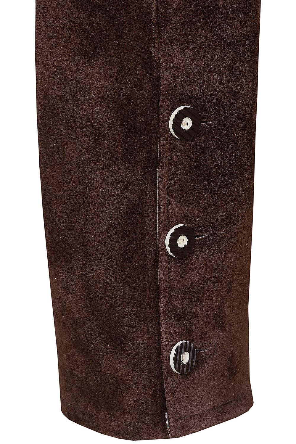 Edelnice Trachtenmode Herren Lange Trachten Lederhose Dunkelbraun Gr 56