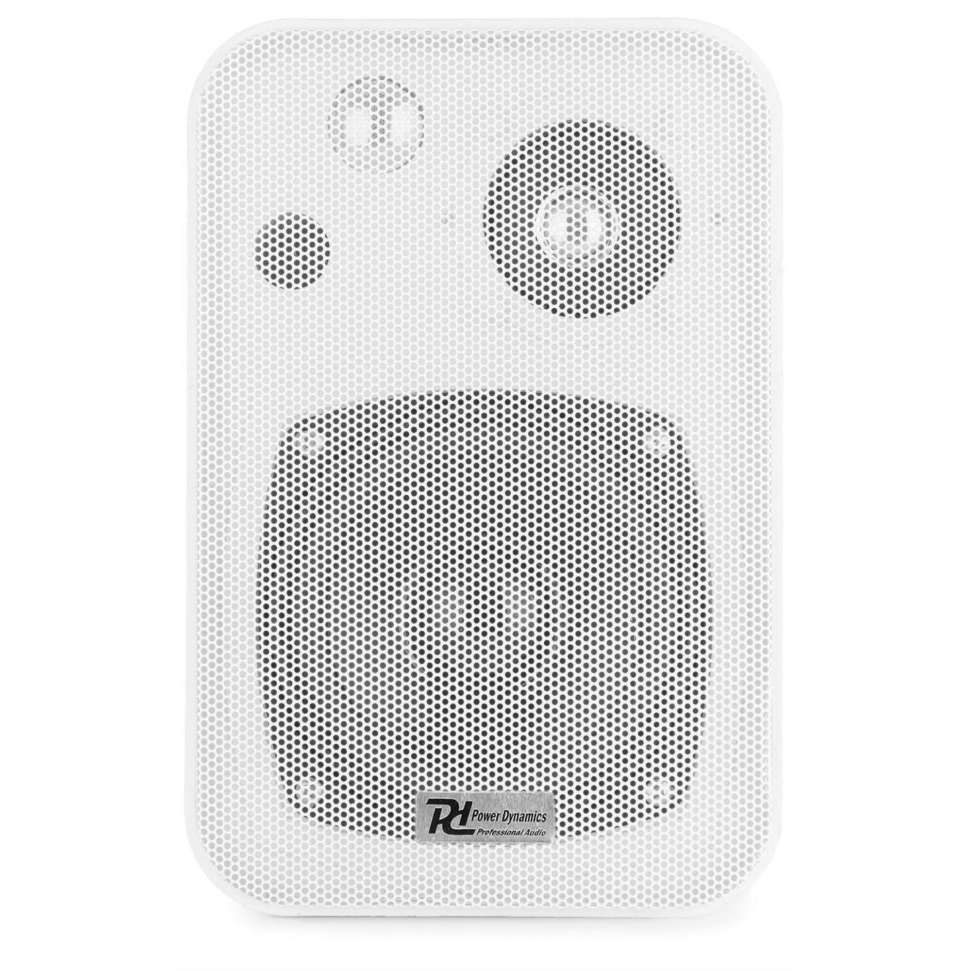 Power Dynamics BV40 - Altavoz de Pared 3 vías 8 Ohm Color Blanco línea 100V