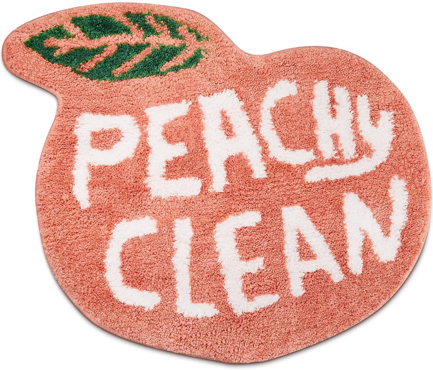 Peach Bathroom Rugs and Mat Cute Bath Mat Plush Coral Pink