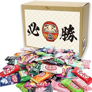 必勝祈願 陣中見舞い キットカット ミニ 食べ比べ きっと勝つ 箱入り ギフト プレゼント ランダムセット 詰め合わせ (60個入)