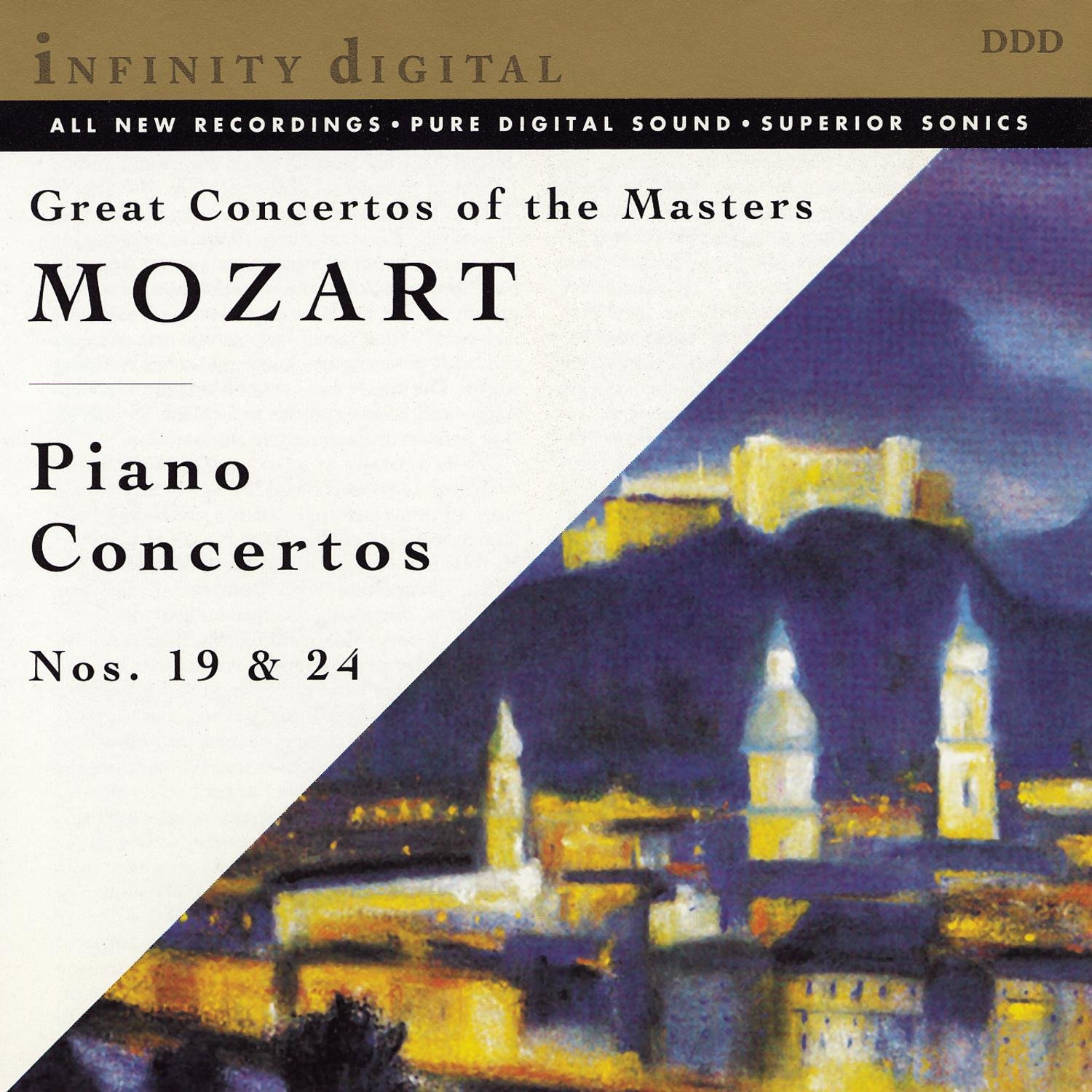 Great Concertos of the Masters: Mozart: Piano Concertos No.19 and No.24 [Audio CD] Sergei Uruvayev, Alexander Titov, Paulina Osetinskaya, Samuel Litkov; Mozart Wolfgang Amadeus and Infinity Digital