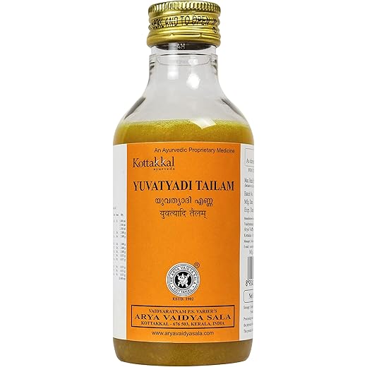 Kottakkal Yuvatyadi Tailam 200ml - Health & Wellness 200 ml