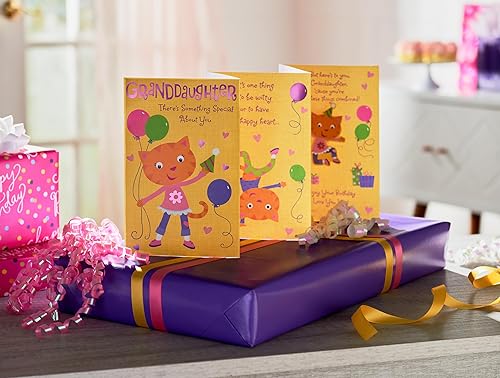 Miniatura 8 de American Greetings Tarjeta de cumpleaños de gato para nieta (Love You Lots)