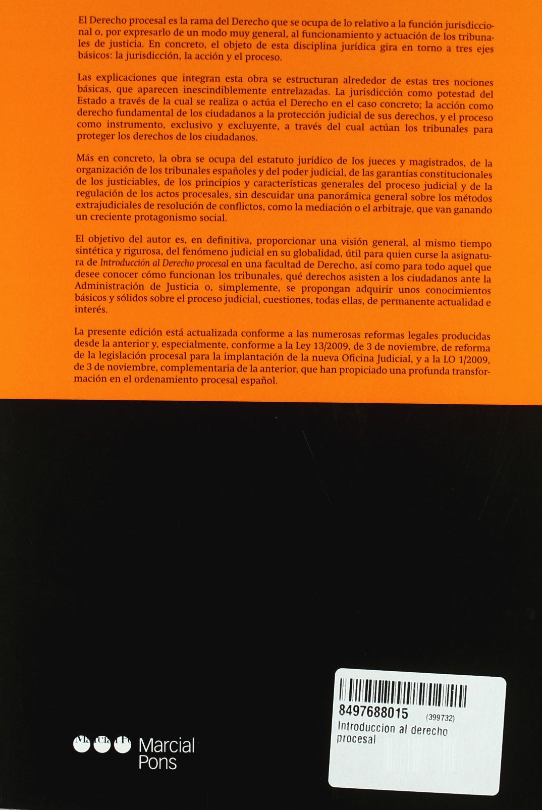 Introducción al Derecho procesal (Manuales universitarios)