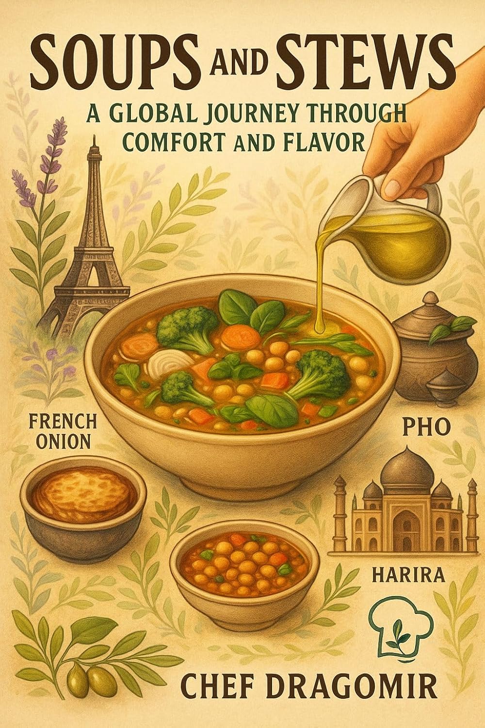 Soup and Stews of the World: A global journey through comfort and flavor, enjoy the universal language of soup.