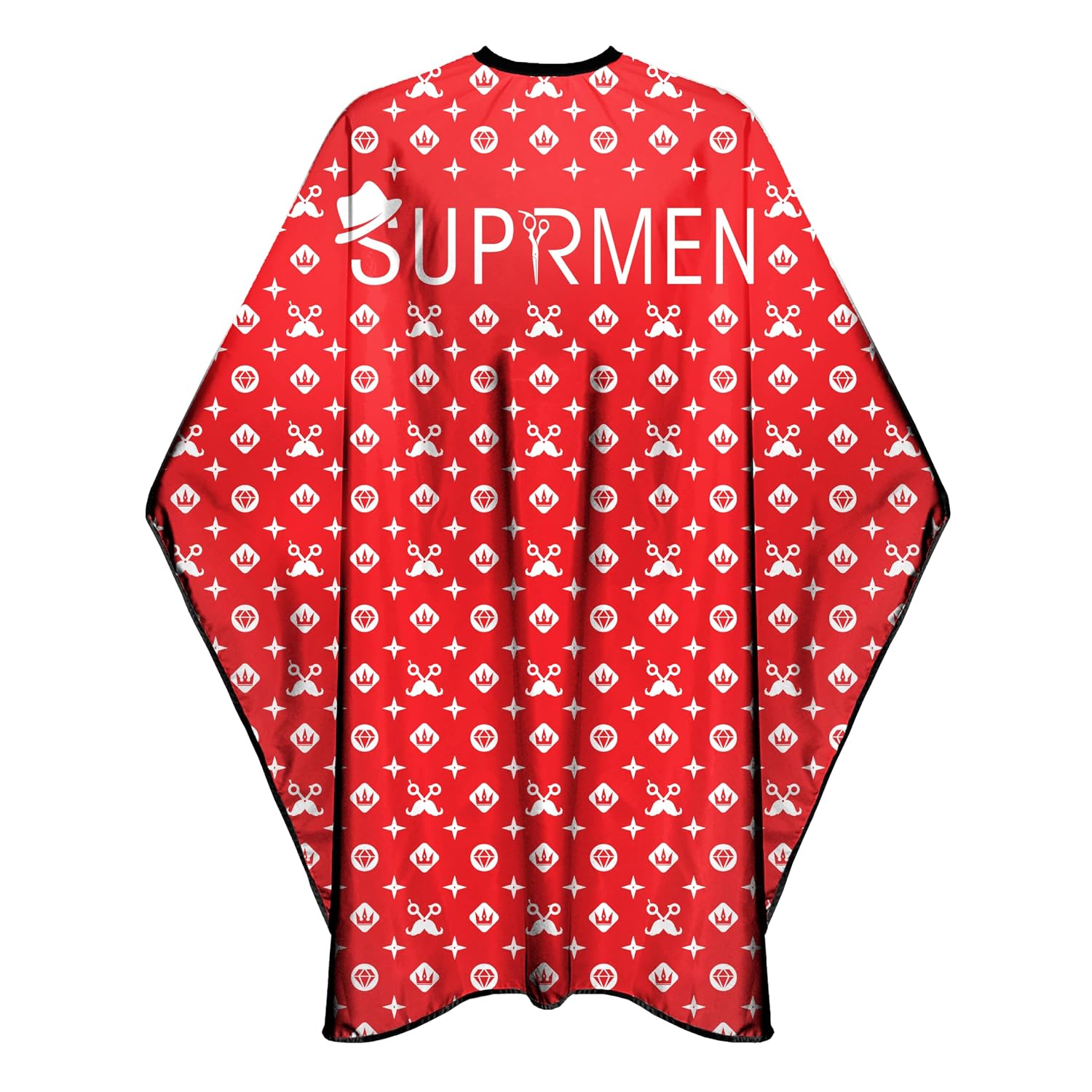 Barber Capes for Men Professional Haircut Capes with Snaps Salon Capes for Stylist -63"*56"(Red)