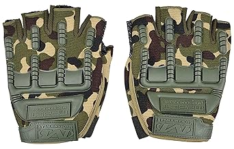 MAGIC Men's & Boy's Fitness Camouflage/Military Half Finger Gloves Gym/Cycling/Yoga/Outdoor