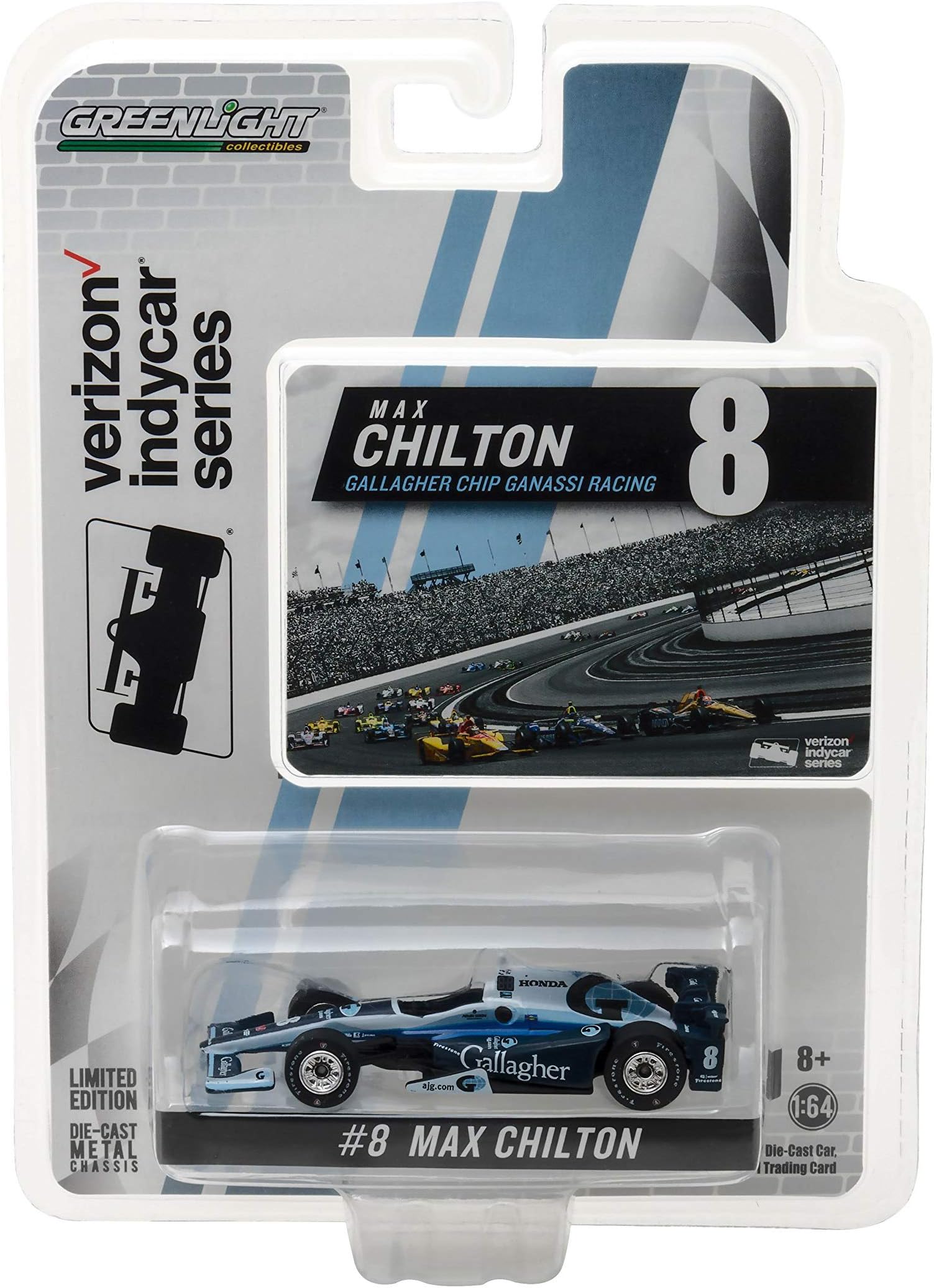 Greenlight 10784 2017#8 Max Chilton/Chip Ganassi Racing 1, 1:64
