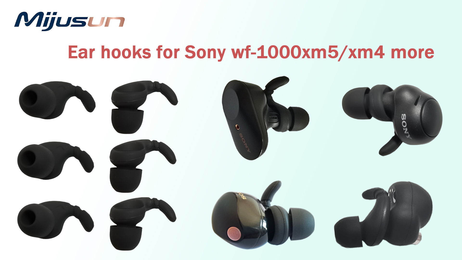 SONY WF-1000XM5 ワイヤレスイヤフォン+おまけ Amazon.com: Silicone Earhooks for Sony WF-1000XM5/XM4/XM3