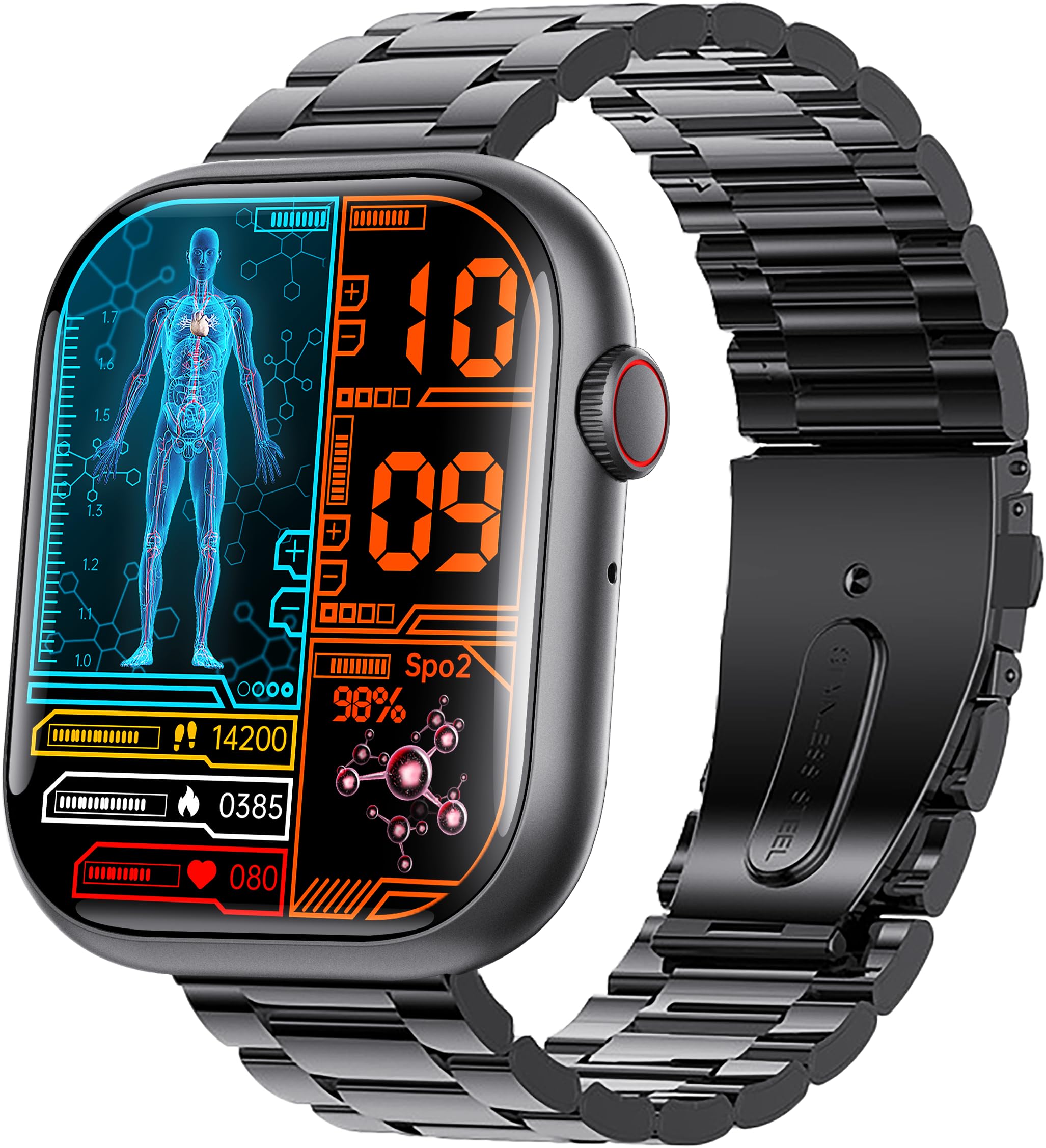 Amazon | スマートウォッチ【2026年 正規品 1.96インチ高精細大画面
