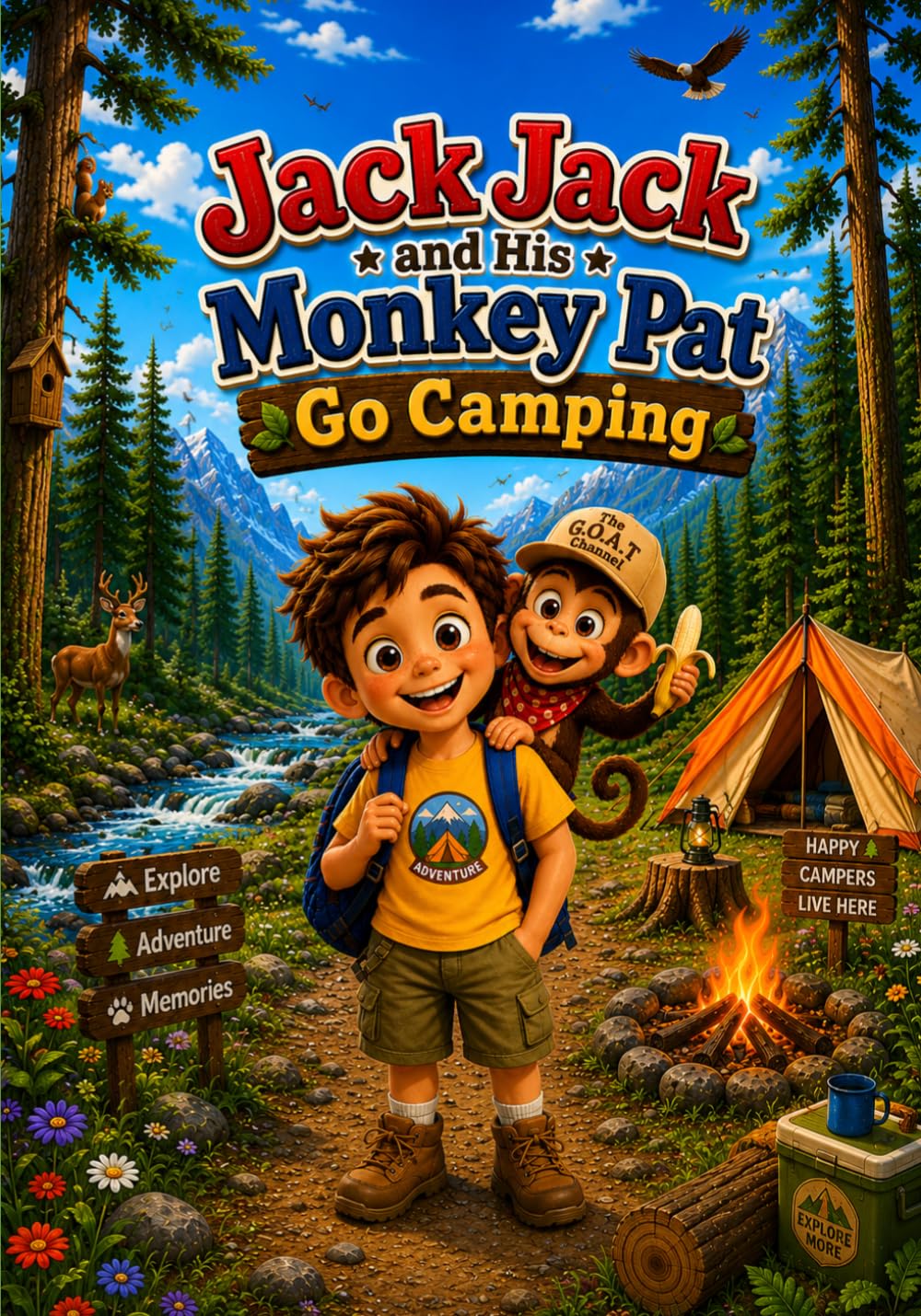 Jack Jack and His Monkey Pat: Go Camping