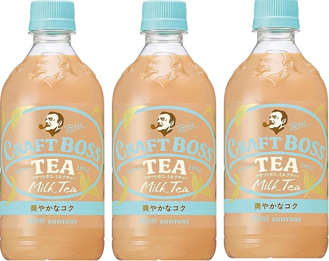 Amazon サントリー クラフトボス ミルクティー 紅茶 500ml 3本 お茶飲料 通販