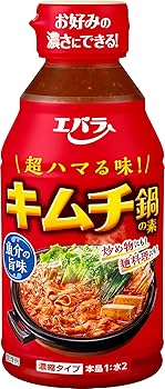 きむちの鍋 出品 Amazon.co.jp: エバラ食品 キムチ鍋の素 300ml : 食品・飲料・お酒