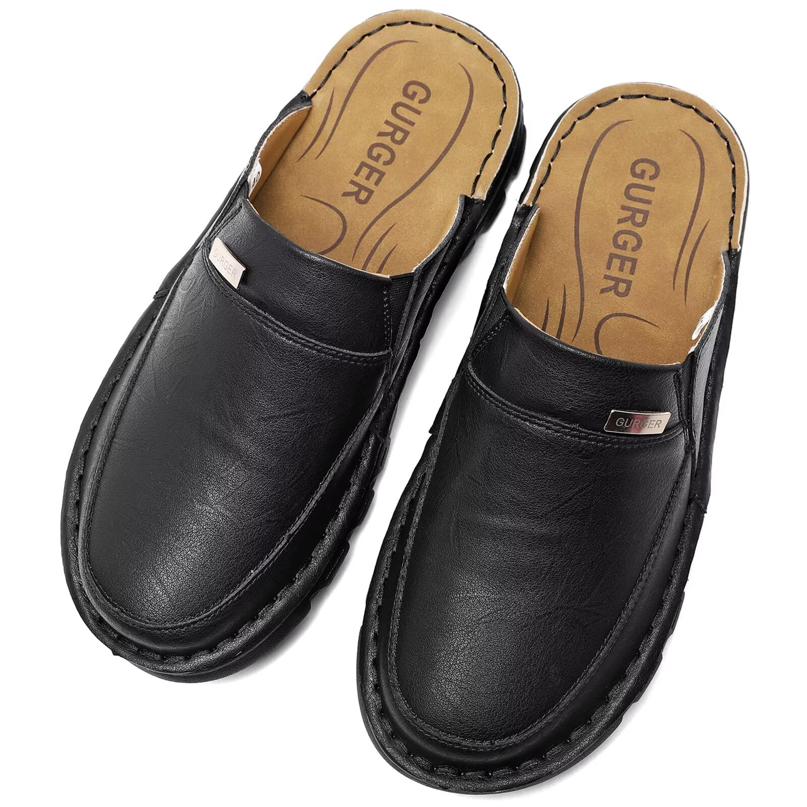 Sabots et Mules Homme Cuir Été Sandales