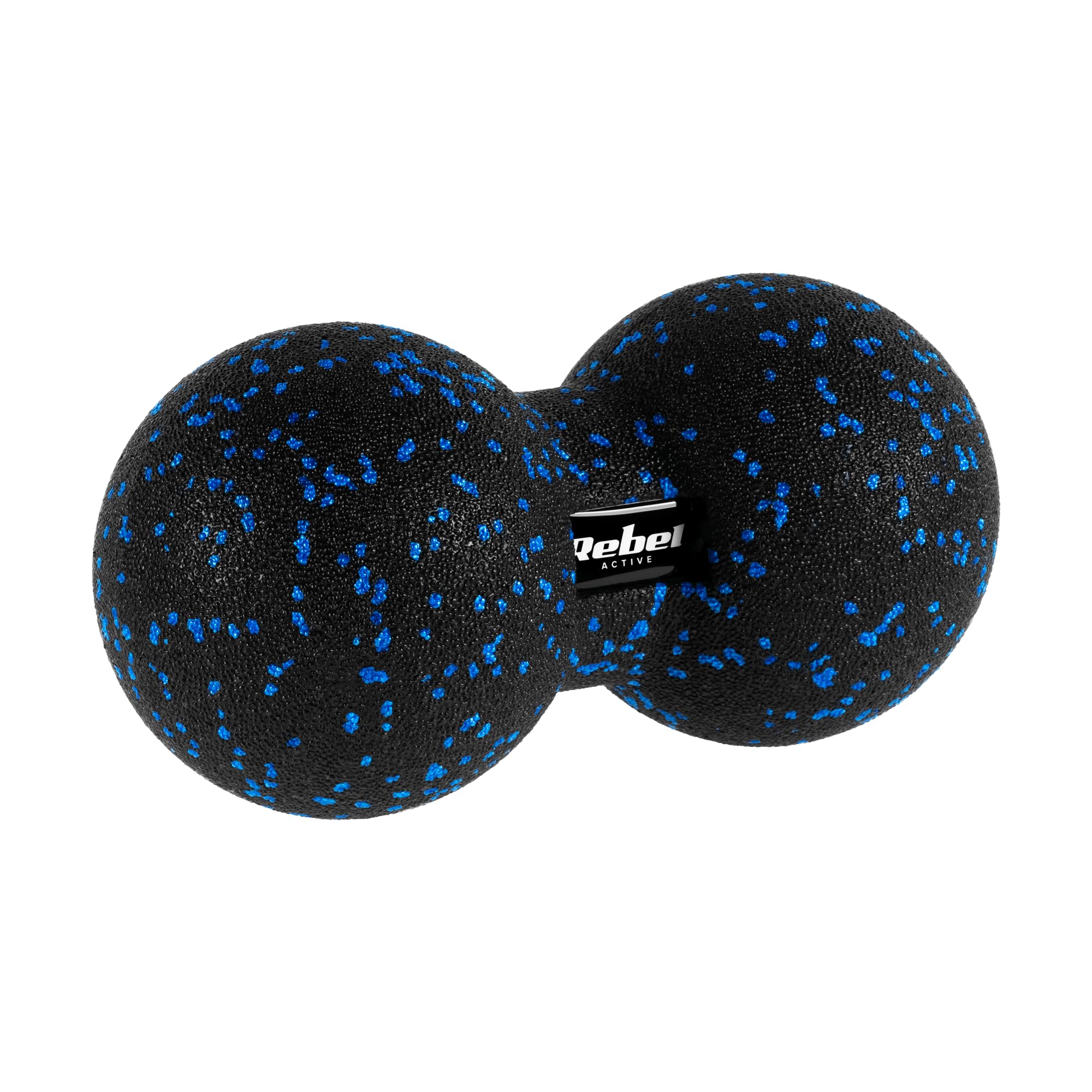 Rebel Zestaw Wałek do Masażu – Roller, Mini Roller, 2 Piłki, 2 Duoball-e Kolor Czarno-niebieski Materiał EPP RBA-3054-S6