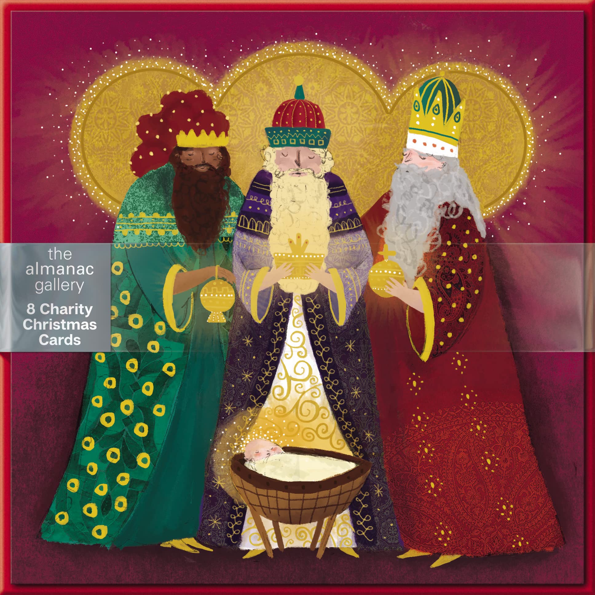 Pack of 8 The Epiphany Religious Charity Christmas Cards Multiple Charities ALCX9983