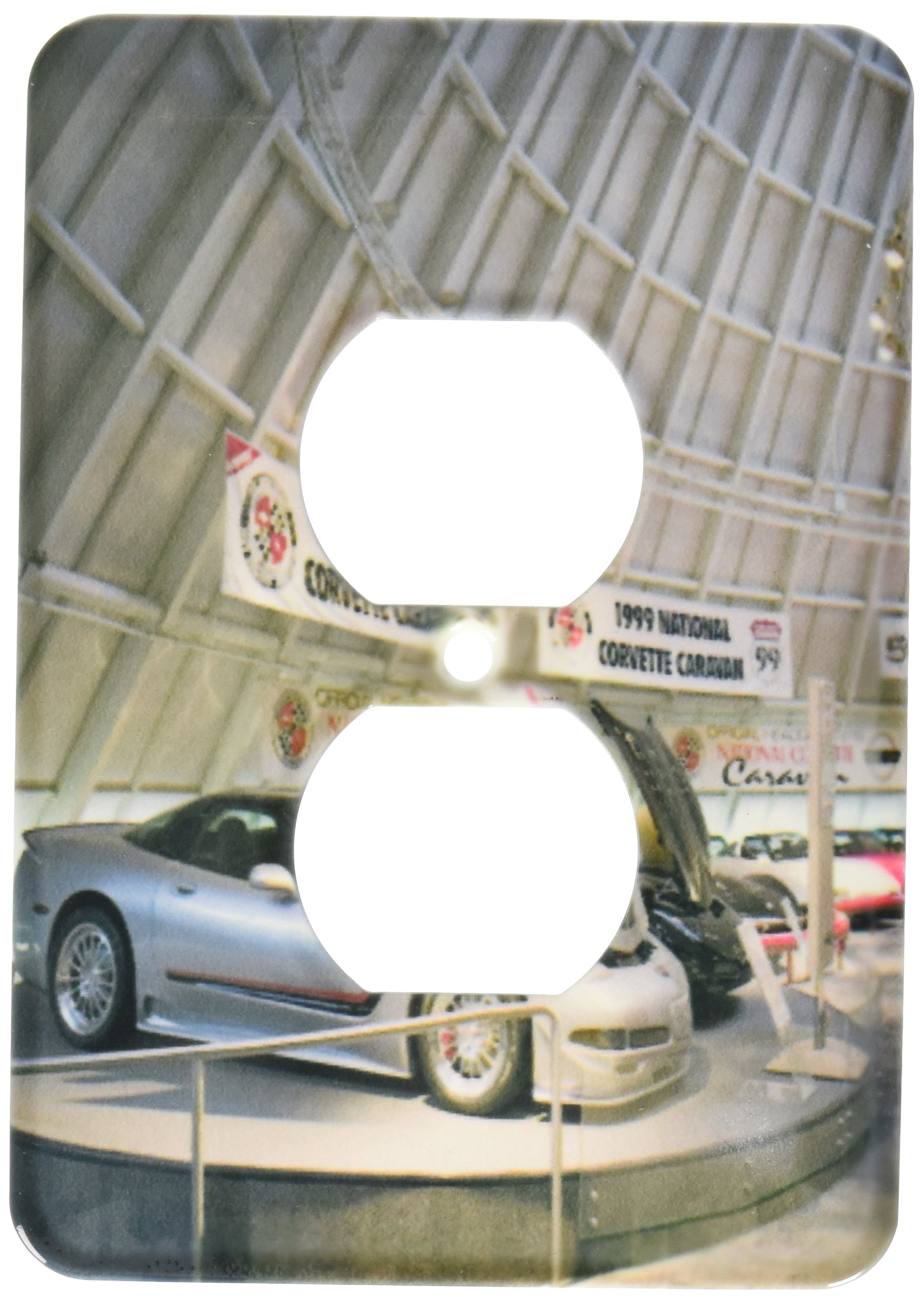Kentucky Corvette Museum plaque double prise déco Walter Bibikow Us18