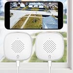 Girafit 3MP 2K Caméra de fenêtre, 2,4 GHz et 5 GHz WiFi Caméras intérieures pour la sécurité à domicile 2 Boîte avec ChroMax Al Couleur nuit vision, personne & Détection des mouvements,24/7 Enregistrement, Installation facile et rapide