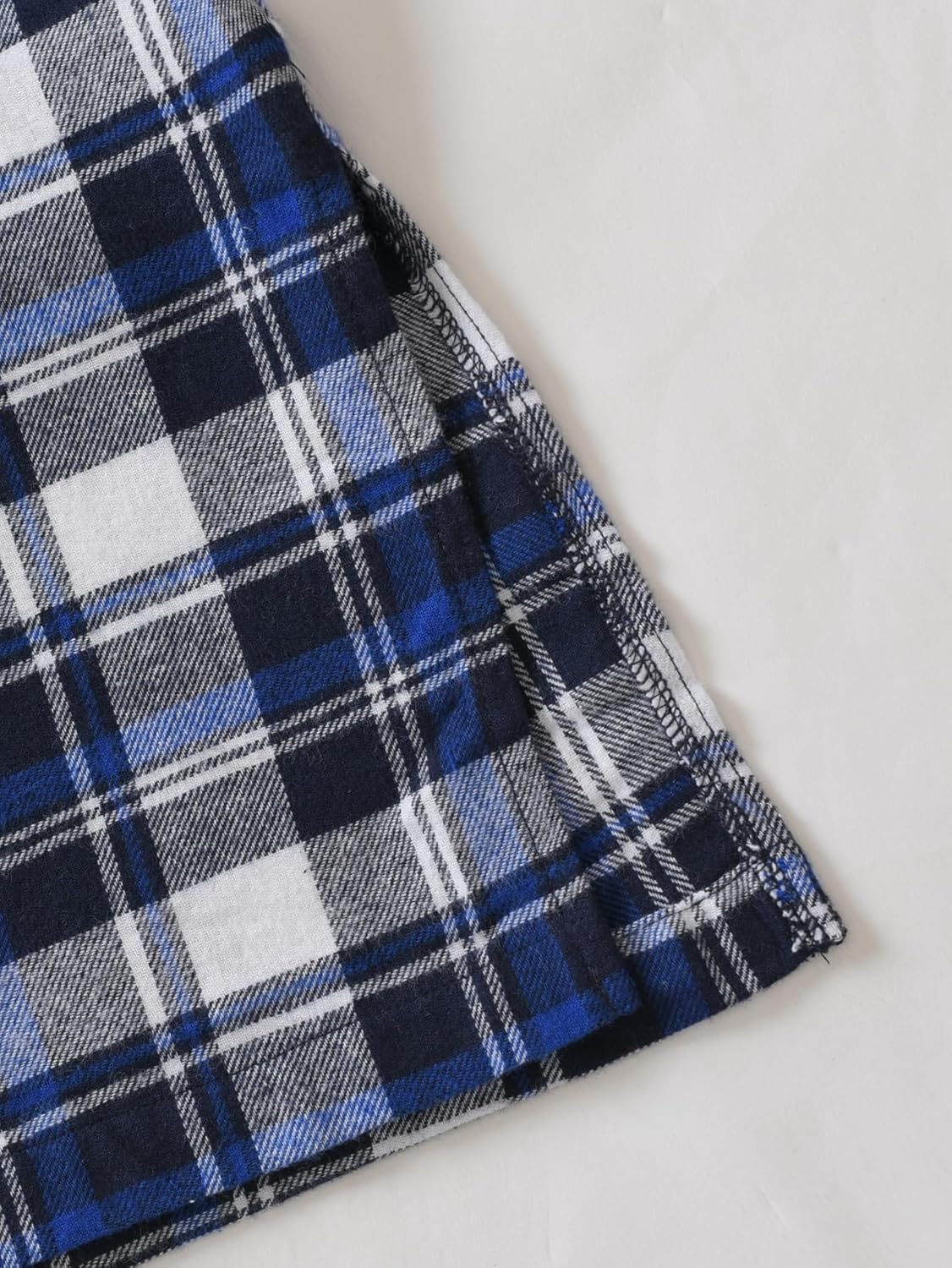 Latuza Men's Warm Cotton Flannel Nightshirt for Sleeping