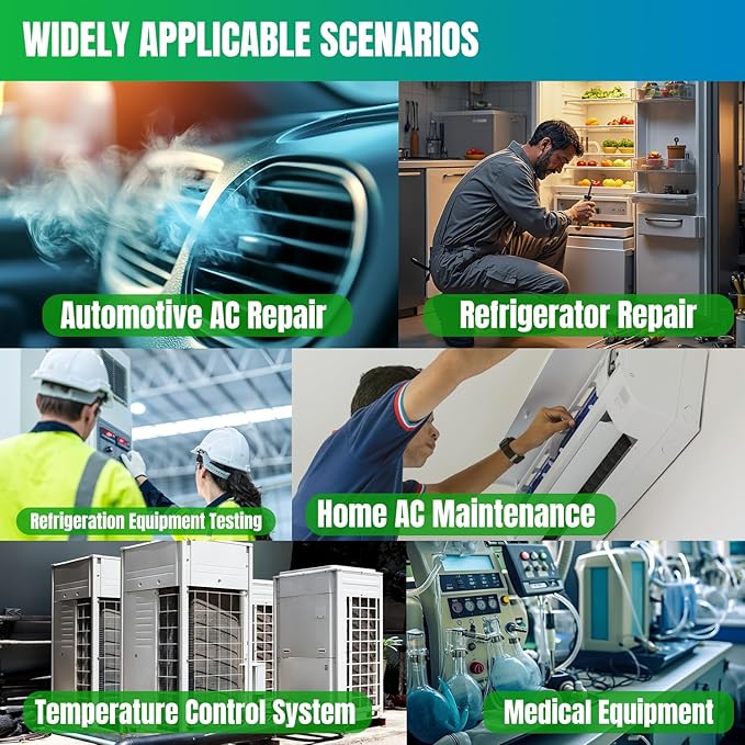 Detector de Fugas de Refrigerante HVAC, Sensor de Diodo Calentado, Sonda 20 Pulgadas miniatura 8