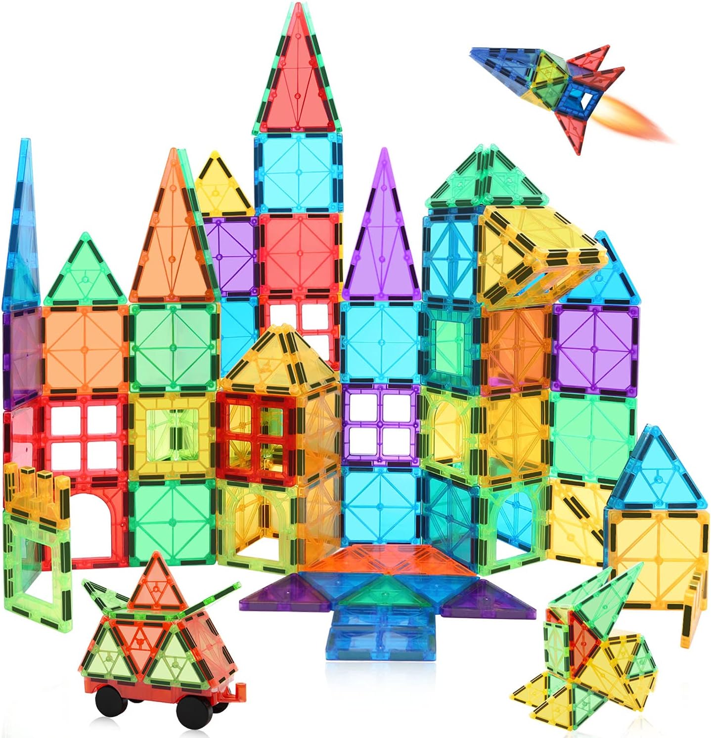 Buy MagHub Tiles 85 PCS Blocks for Kids, 3D
