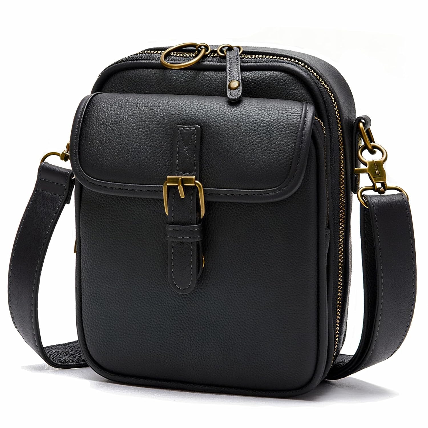 Small Crossbody Bags for Women Vegan Leather Messenger Purses Vintage Wallet Anti Theft Shoulder Handbags with Card Slots