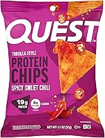Vista 40 de Quest Nutrition - Chips de proteína estilo tortilla, Buffalo Ranch, 0.67 oz de proteína, 0.14 oz de carbohidratos netos, aperitivo de proteínas sin