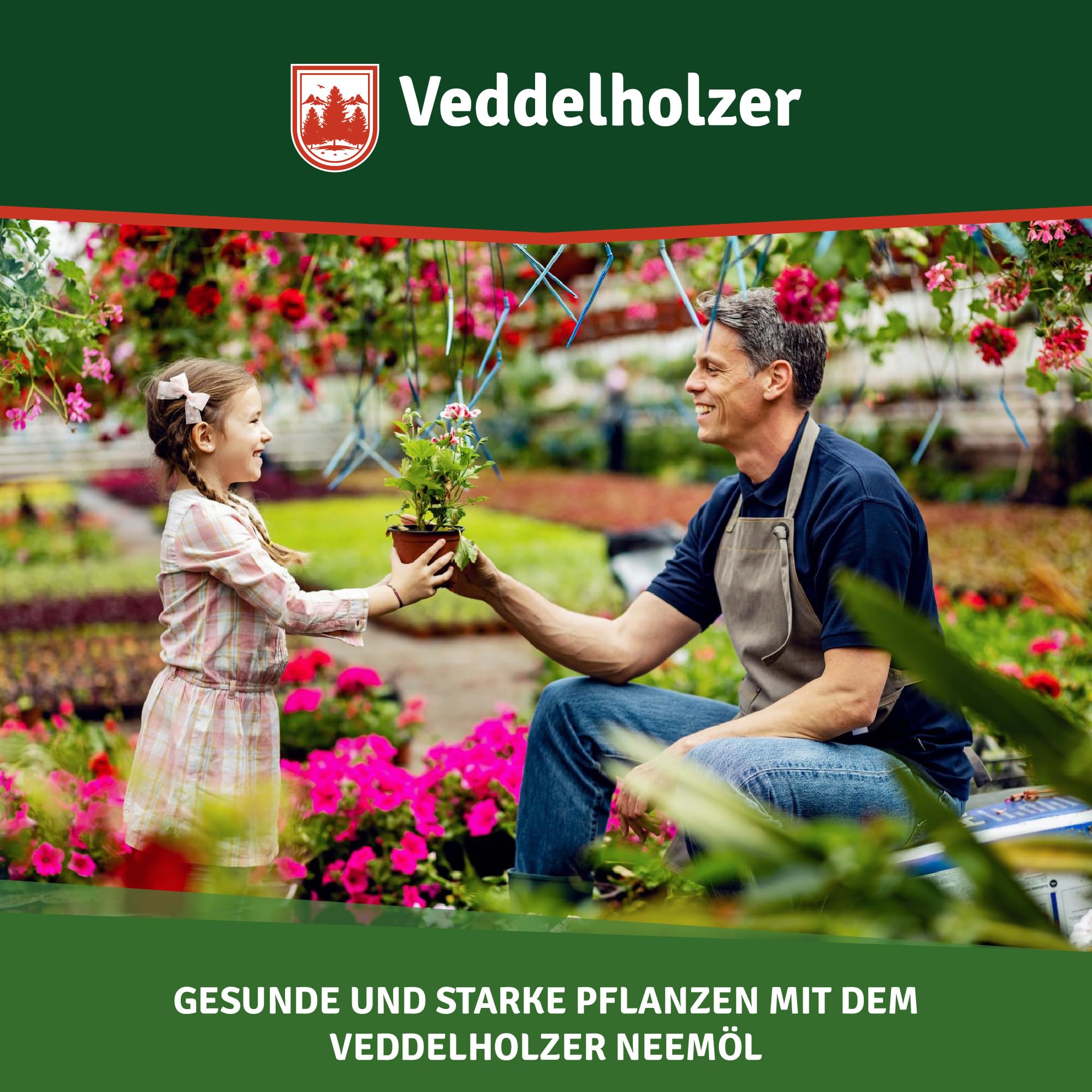 Veddelholzer 1000 ml Premium kaltgepresstes 100% natürliches Neemöl Komplett Set mit natürlichem Emulgator + Sprühflasche 500 ml & 2 Messbecher natürliche Pflanzenpflege für drinnen & draußen