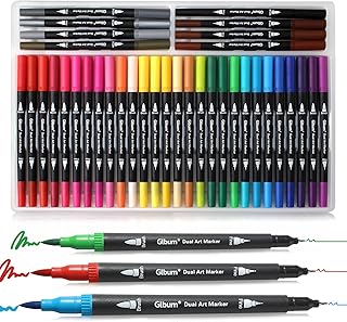 Markers for Adult Coloring Books,36 Coloring Markers for Adults Tweens,D...