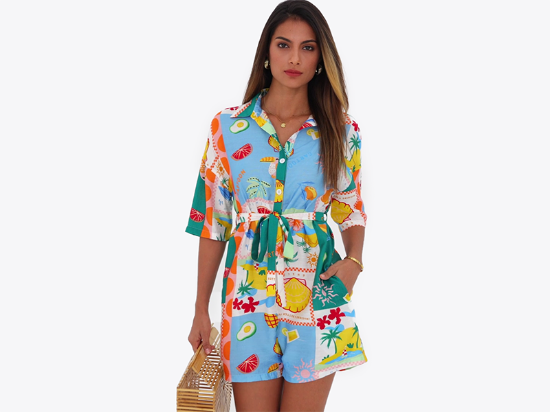 Amazon.com: PRETTYGARDEN Womens Rompers for Summer 2025 Beach