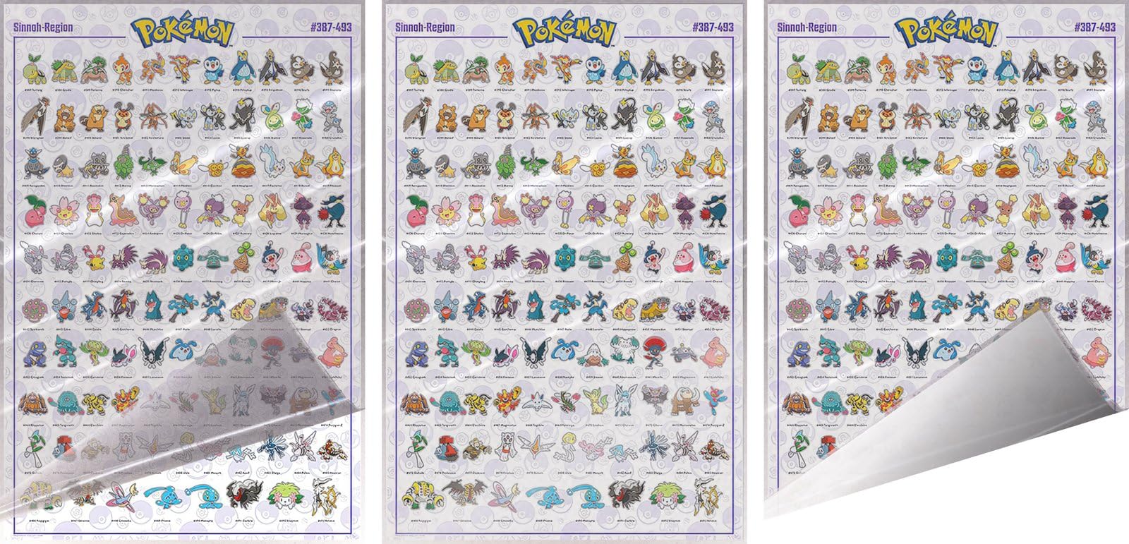 Amazon.com: Pokemon - Manga Anime TV Show Gaming Poster (Sinnoh