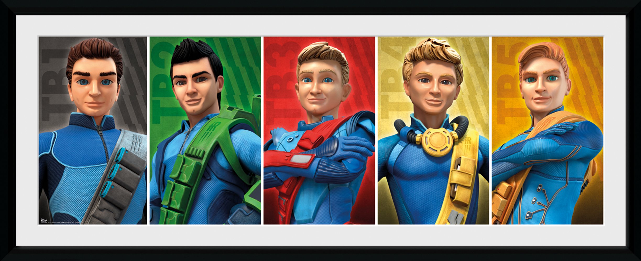 Affiche Thunderbirds are Go encadrée à offrir en cadeau pour les fans de science-fiction