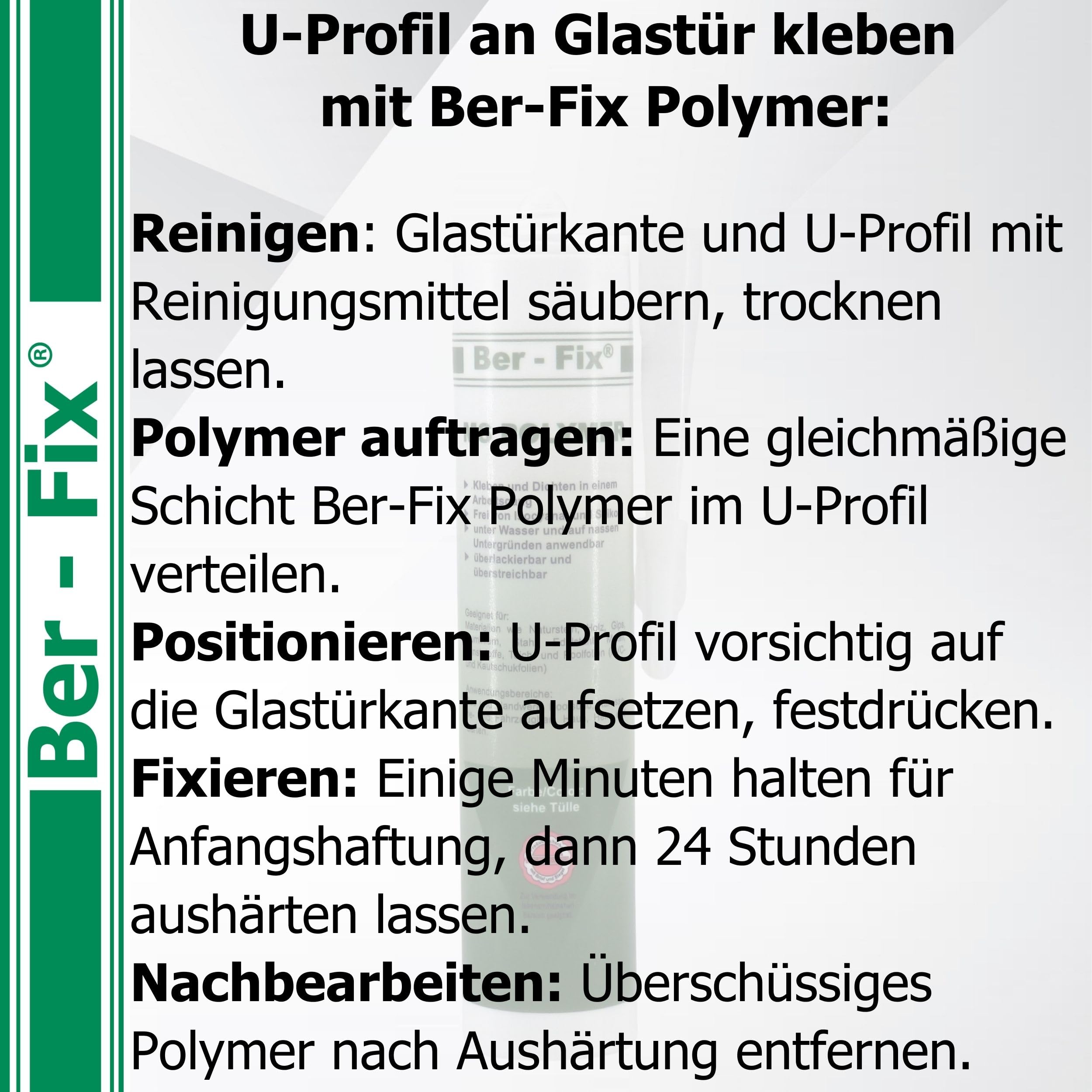 Ber-Fix® MS Polymer Transparent 3 x 290 ml – Glaskleber & Dichtstoff | Drei Kartuschen für zusammenhängende Projekte; auf geeigneten feuchten Flächen verarbeitbar und für bewegte Bauteile.